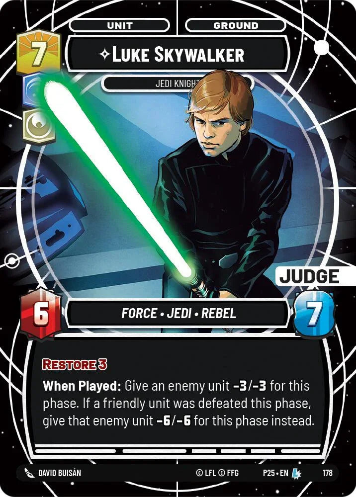 Luke Skywalker - Jedi Knight (174) (174) [Judge Promos] (ONLINE ORDER ONLY)
