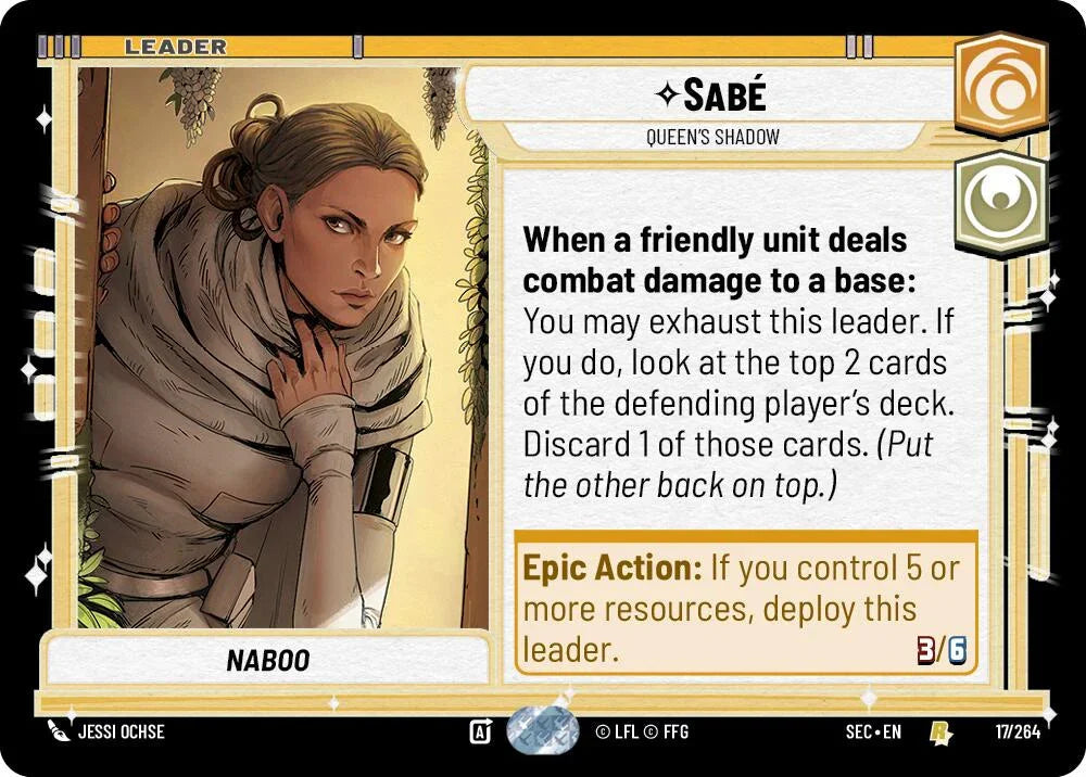 Sabe (17/264) - Queen's Shadow (17/264) [Secrets of Power] (ONLINE ORDER ONLY)
