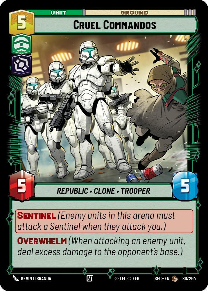 Cruel Commandos (86/264) (86/264) [Secrets of Power] (ONLINE ORDER ONLY)
