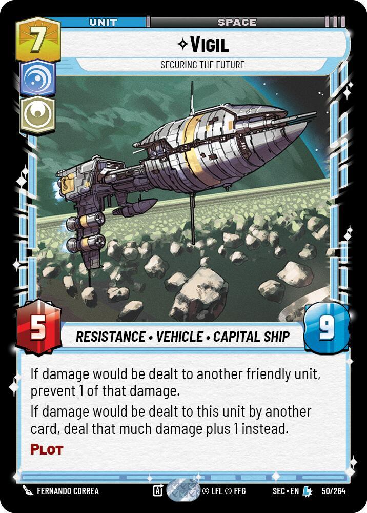 Vigil (50/264) - Securing the Future (50/264) [Secrets of Power] (ONLINE ORDER ONLY)
