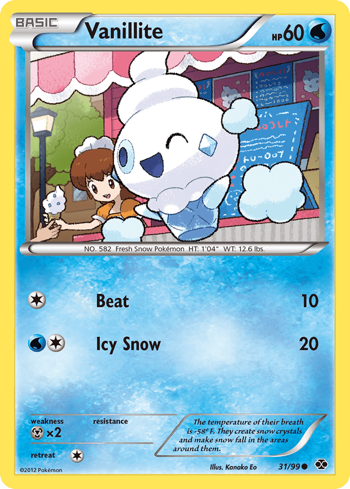 Vanillite (31/99) [Black & White: Next Destinies] (Online Only)
