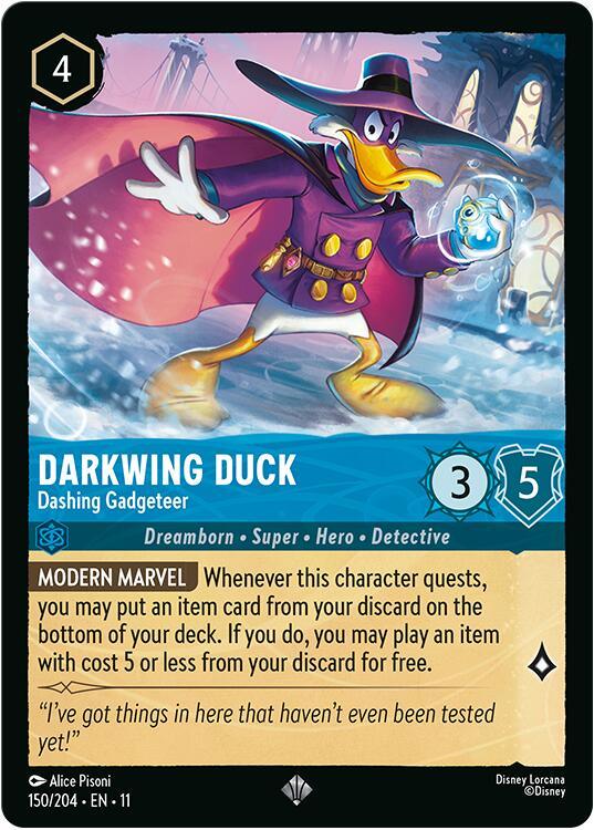 Darkwing Duck - Dashing Gadgeteer (150/204) [Winterspell] (ONLINE ORDER ONLY)