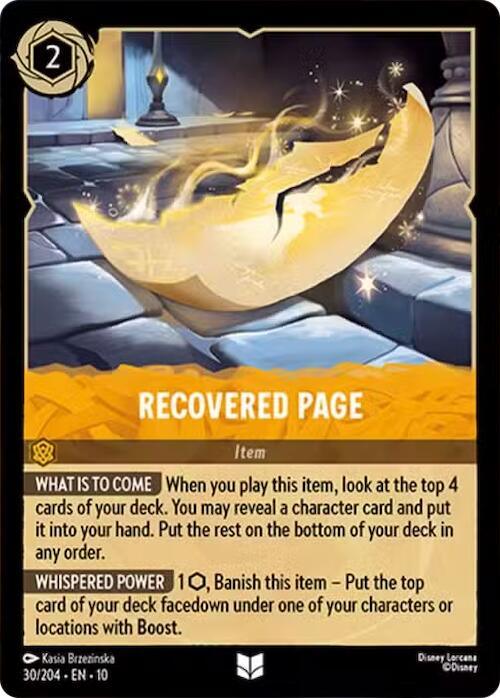 Recovered Page (30/204) [Whispers in the Well] (ONLINE ORDER ONLY)