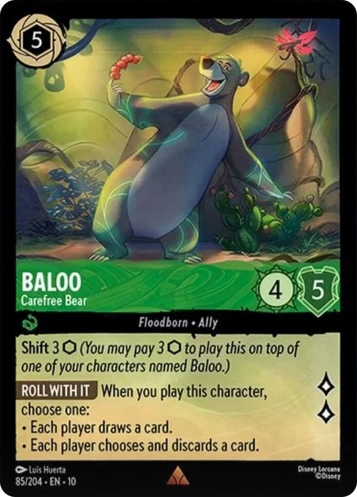 Baloo - Carefree Bear (85/204) [Whispers in the Well] (ONLINE ORDER ONLY)