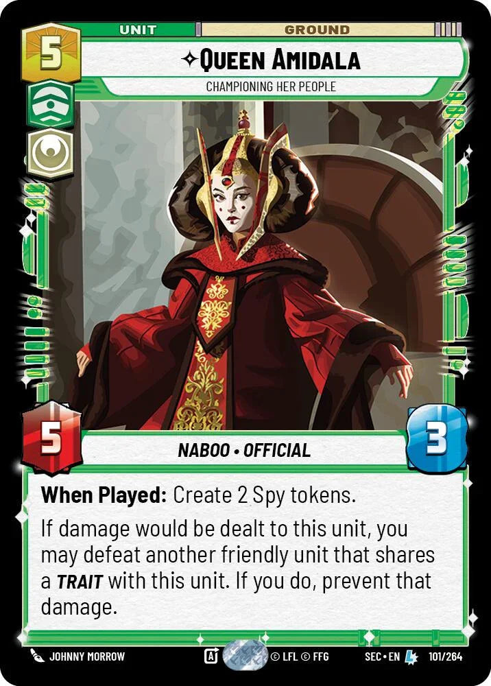 Queen Amidala (101/264) - Championing Her People (101/264) [Secrets of Power] (ONLINE ORDER ONLY)