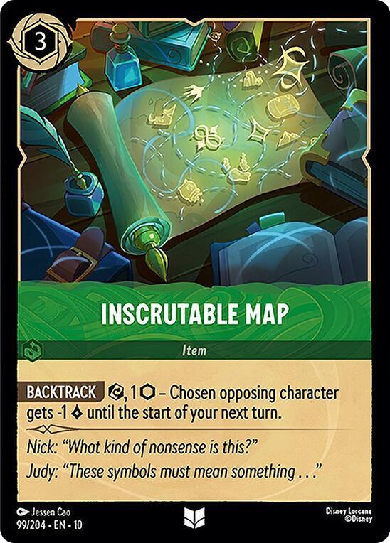 Inscrutable Map (99/204) [Whispers in the Well] (ONLINE ORDER ONLY)
