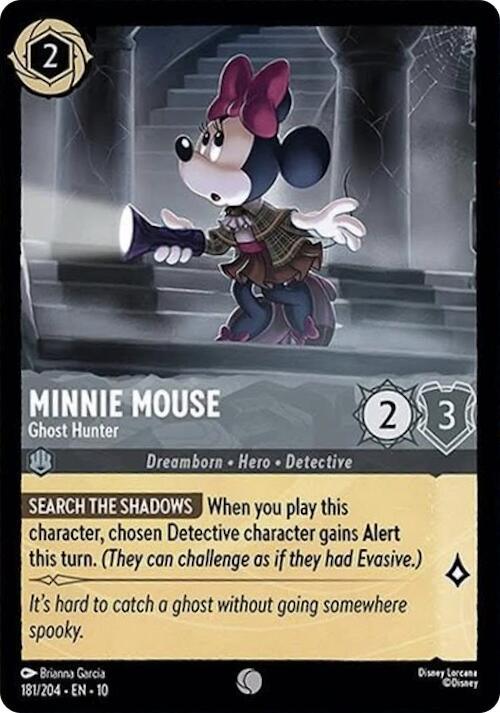 Minnie Mouse - Ghost Hunter (181/204) [Whispers in the Well] (ONLINE ORDER ONLY)