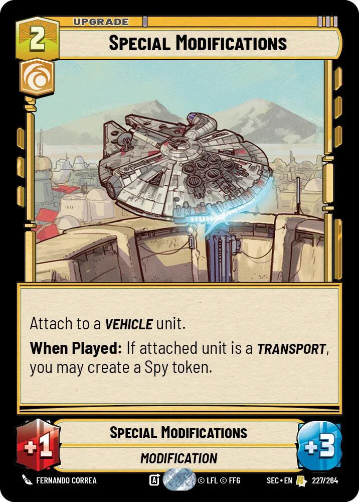 Special Modifications (227/264) (227/264) [Secrets of Power] (ONLINE ORDER ONLY)