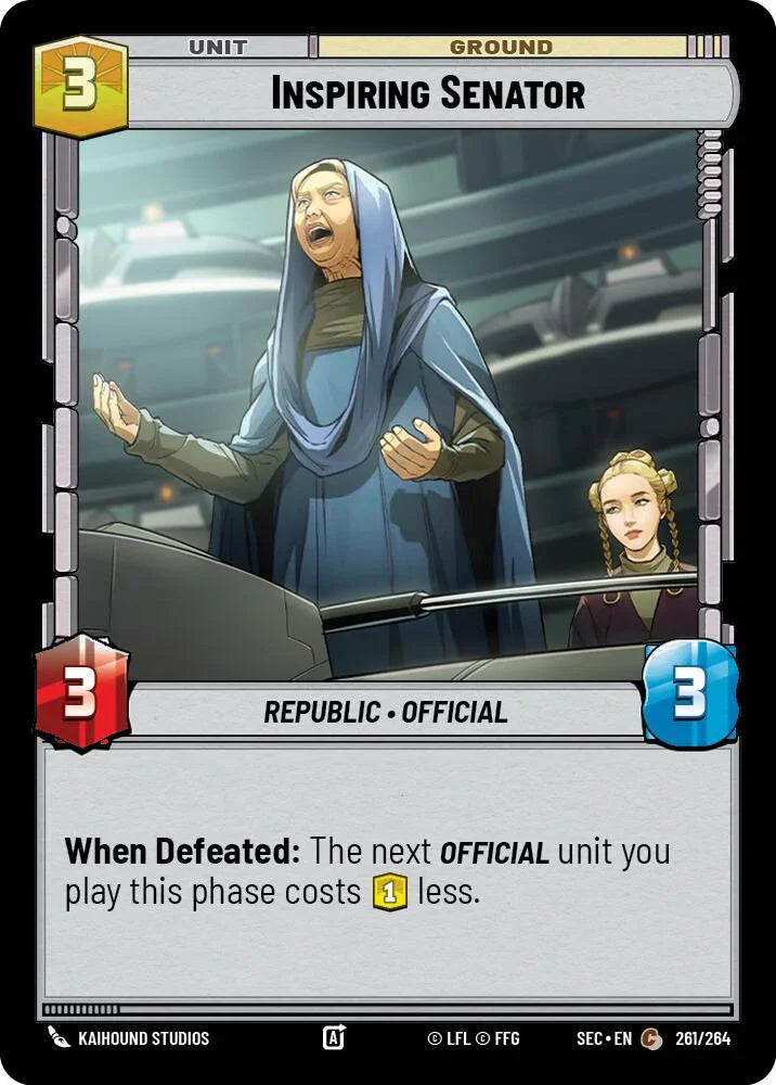 Inspiring Senator (261/264) (261/264) [Secrets of Power] (ONLINE ORDER ONLY)