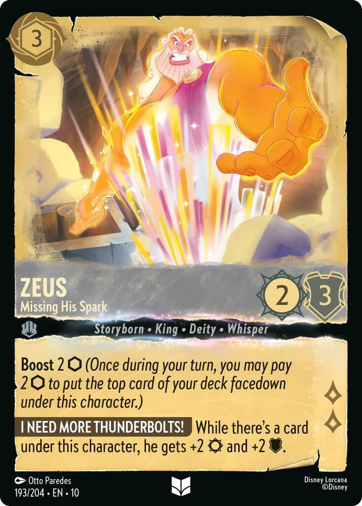 Zeus - Missing His Spark (193/204) [Whispers in the Well] (ONLINE ORDER ONLY)
