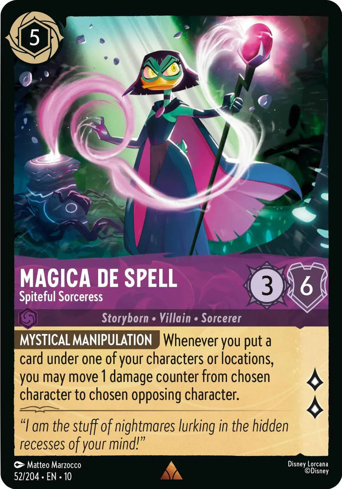 Magica De Spell - Spiteful Sorceress (52/204) [Whispers in the Well] (ONLINE ORDER ONLY)