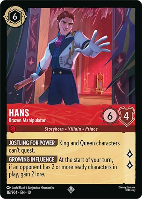 Hans - Brazen Manipulator (117/204) [Whispers in the Well] (ONLINE ORDER ONLY)