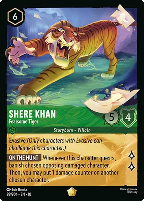 Shere Khan - Fearsome Tiger (88/204) [Whispers in the Well] (ONLINE ORDER ONLY)
