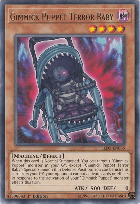 Gimmick Puppet Terror Baby [LED5-EN035] Rare (ONLINE ORDER ONLY)