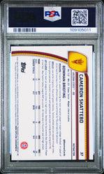 Graded 2024 Topps Bowman U Chrome Cam Skattebo #37 Refractor Rookie RC Football Card PSA 10 Gem Mint (ONLINE ORDER ONLY)