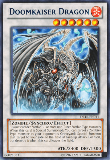 Doomkaiser Dragon (Blue) [DL16-EN011] Rare (ONLINE ORDER ONLY)