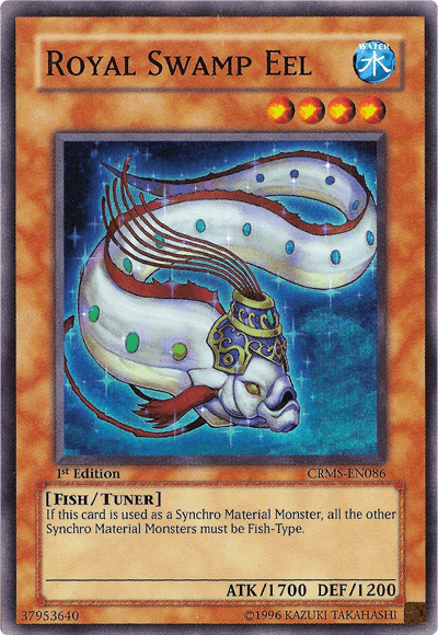 Royal Swamp Eel [CRMS-EN086] Super Rare (ONLINE ORDER ONLY)
