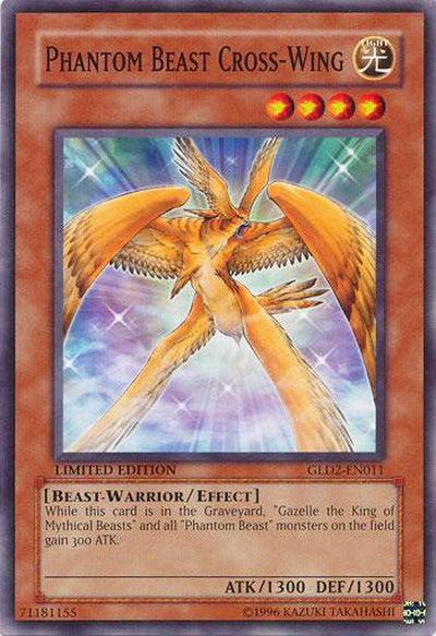 Phantom Beast Cross-Wing [GLD2-EN011] Common (ONLINE ORDER ONLY)