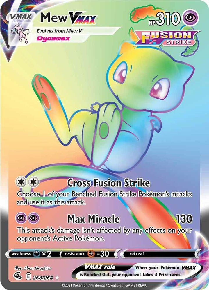 Mew VMAX (268/264) [Sword & Shield: Fusion Strike] (Online Only)