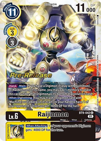 Raijinmon [BT9-042] [X Record Pre-Release Promos] (ONLINE ORDER ONLY)