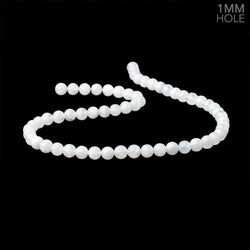 6.5mm Rainbow Moonstone Plain Round Beads 15 inch 58 pieces 1mm Hole (ONLINE ORDER ONLY)