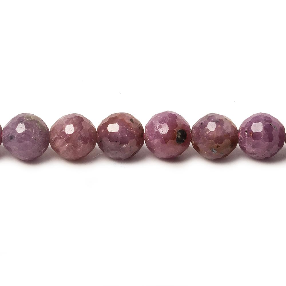 6.5mm Ruby faceted round Beads 15.5 inch 60 pieces (ONLINE ORDER ONLY)