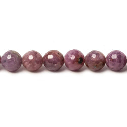 6.5mm Ruby faceted round Beads 15.5 inch 60 pieces (ONLINE ORDER ONLY)