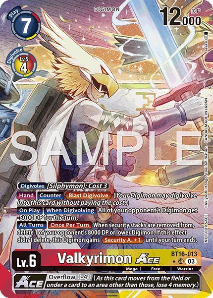 Valkyrimon ACE (Winner) [Hackers' Slumber Release Event Cards] (ONLINE ORDER ONLY)