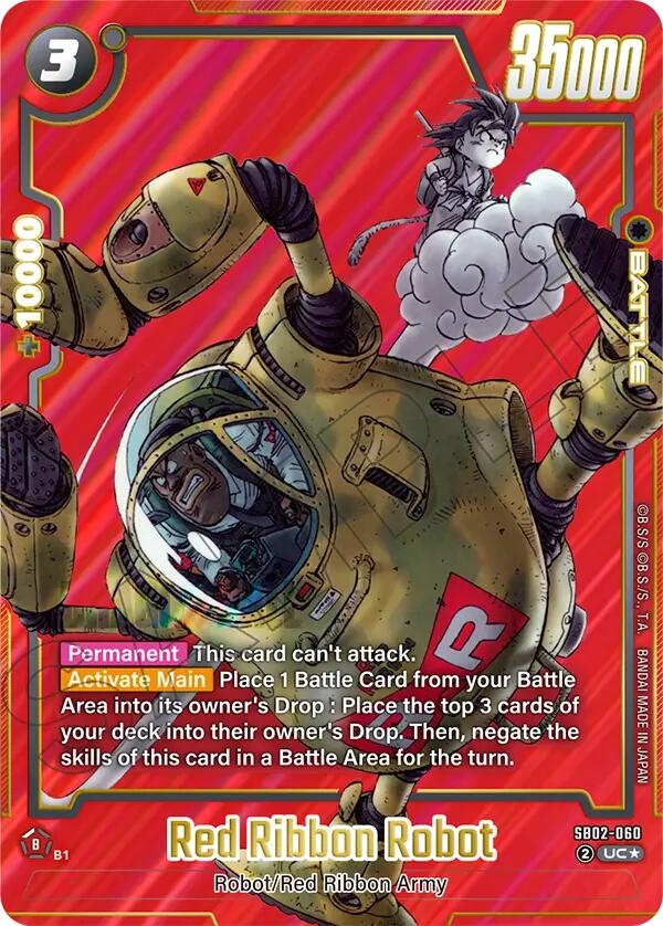 Red Ribbon Robot (Alternate Art) [Manga Booster 02] (ONLINE ORDER ONLY)