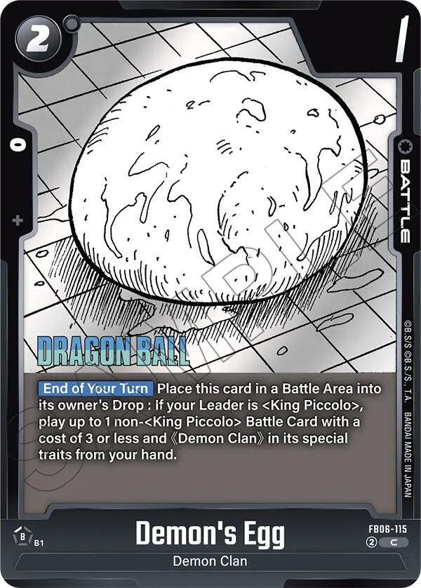 Demon's Egg [Manga Booster 02] (ONLINE ORDER ONLY)