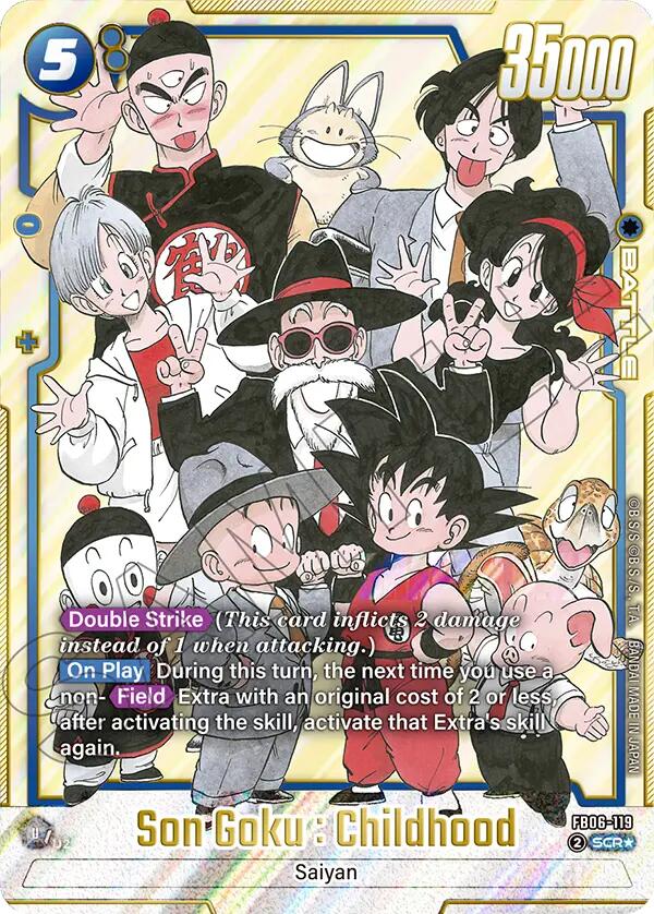 Son Goku : Childhood (FB06-119) [Manga Booster 02] (ONLINE ORDER ONLY)