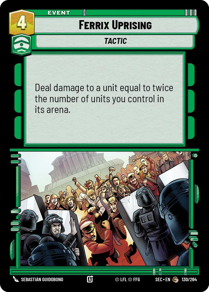 Ferrix Uprising (130/264) (130/264) [Secrets of Power] (ONLINE ORDER ONLY)