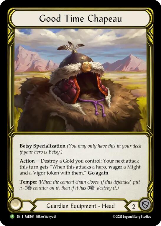 Good Time Chapeau (Golden) [FAB304] (Promo)  Cold Foil