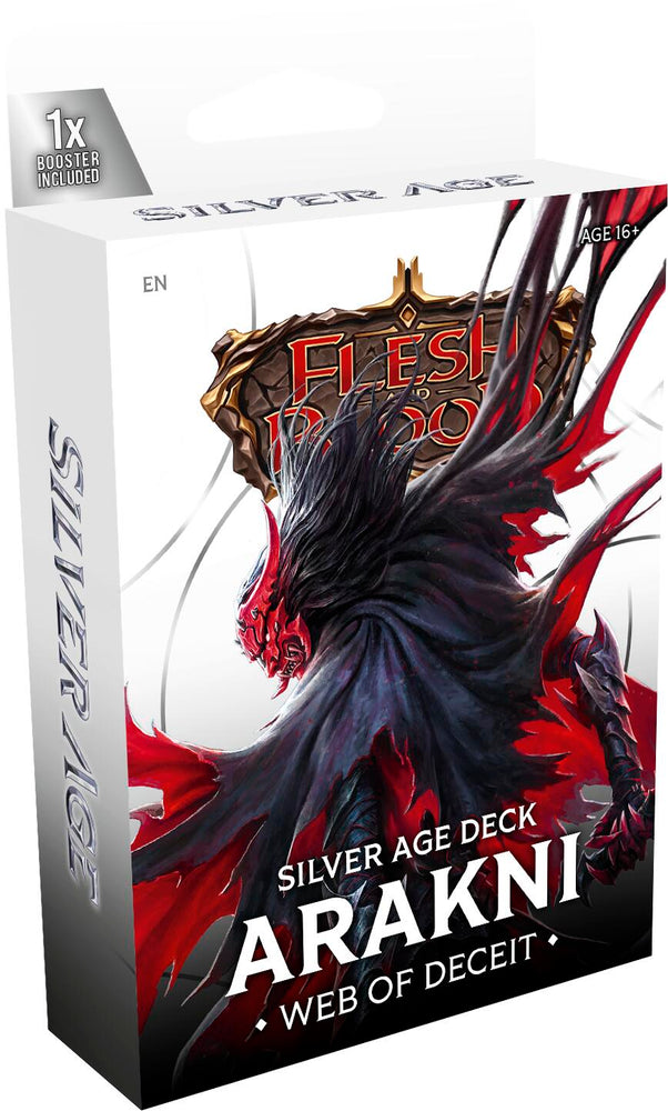 Silver Age Chapter 2 Deck - Arakni, Web of Deceit (Chaos Assassin) (ONLINE ORDER ONLY)