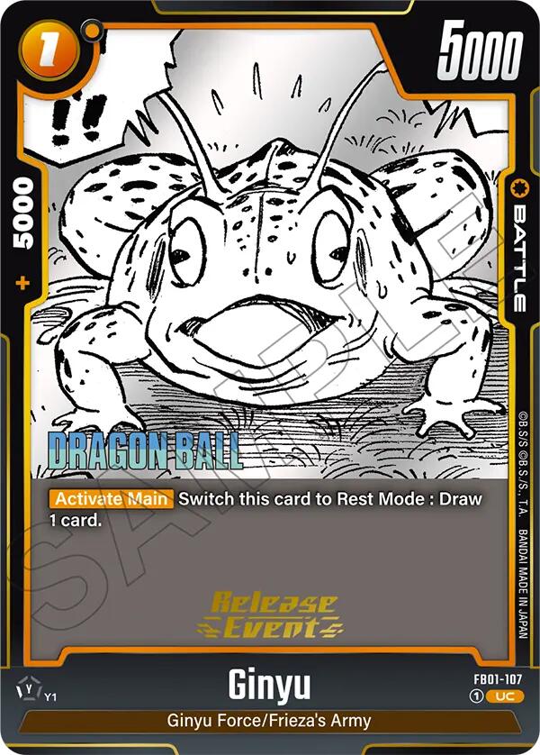 Ginyu (FB01-107) [Manga Booster 02 Release Event Cards]