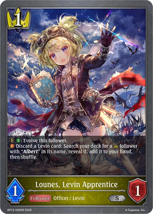 Lounes, Levin Apprentice (BP13-026EN) [Dominion of Darkness]