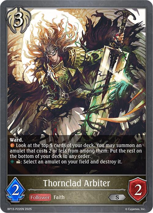 Thornclad Arbiter - P22 (Foil) (BP13-P22EN) [Dominion of Darkness]