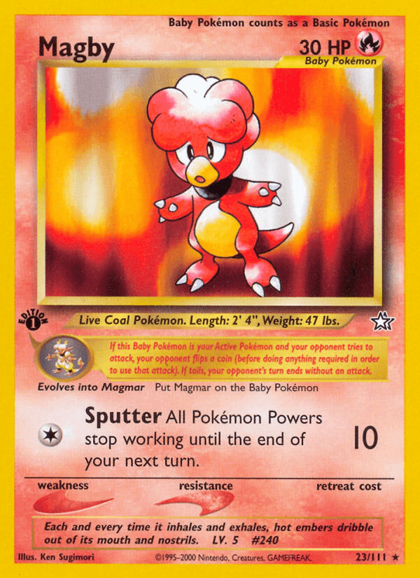 Magby (23/111) [Neo Genesis 1st Edition] (Online Only)