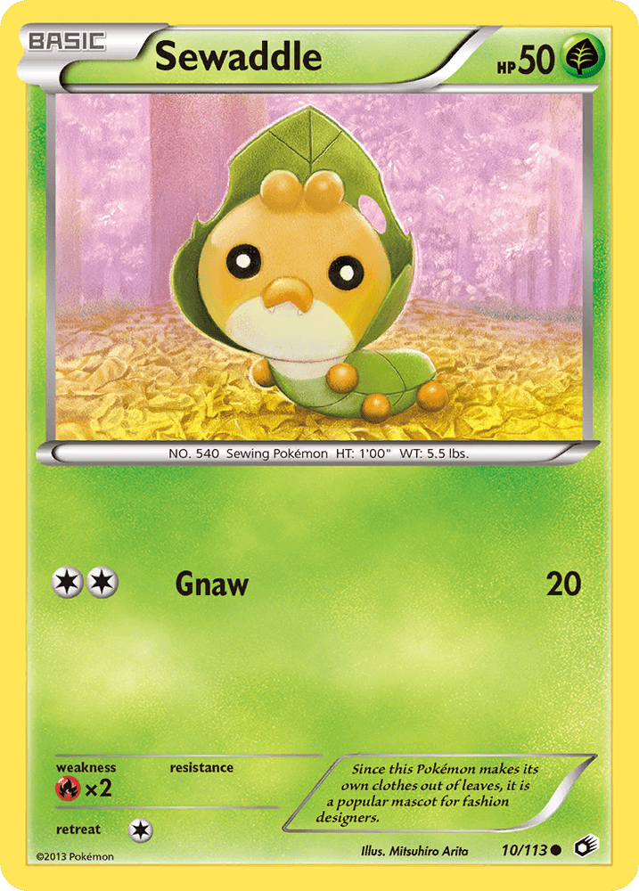 Sewaddle (10/113) [Black & White: Legendary Treasures] (Online Only)