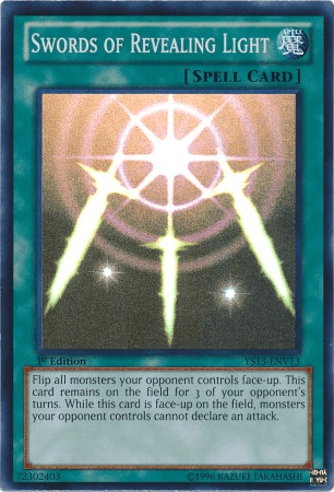 Swords of Revealing Light [YS13-ENV13] Super Rare (ONLINE ORDER ONLY)