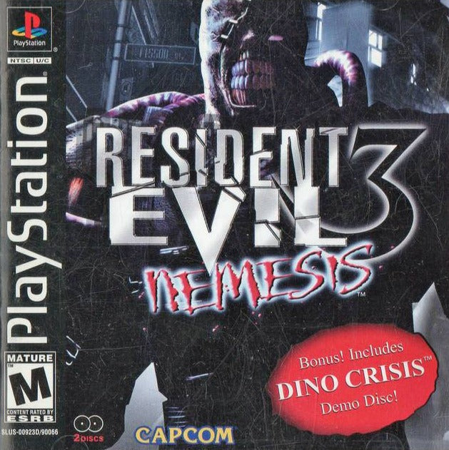 Resident Evil 3: Nemesis With Dino Crisis Demo (Playstation) (ONLINE ORDER ONLY)