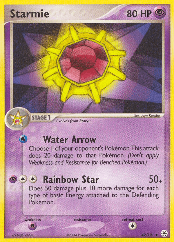 Starmie (49/101) [EX: Hidden Legends] (Online Only)