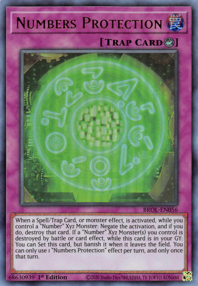 Numbers Protection [BROL-EN056] Ultra Rare (ONLINE ORDER ONLY)