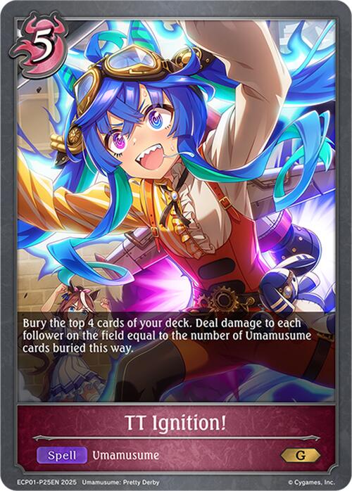 TT Ignition! - P25EN (Foil) (ECP01-P25EN) [Umamusume: Pretty Derby EX Crossover Set]