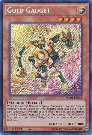 Gold Gadget [MVP1-ENS18] Secret Rare (ONLINE ORDER ONLY)