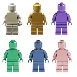 Monochrome Metallic Minifigure (ONLINE ORDER ONLY)