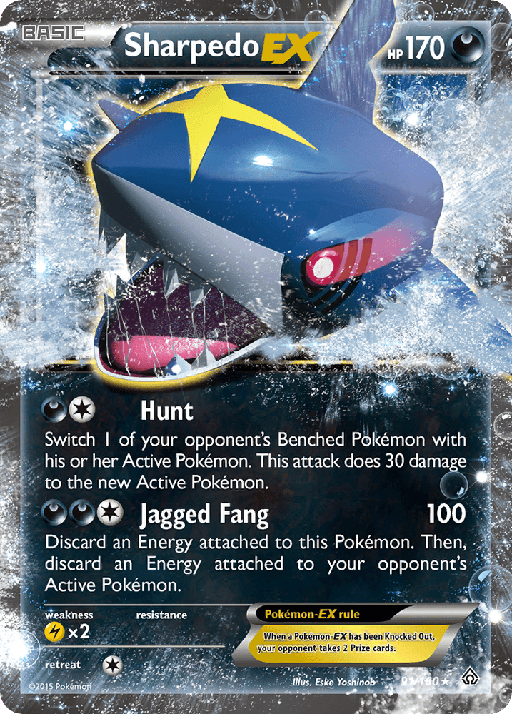 Sharpedo EX (91/160) [XY: Primal Clash] (Online Only)