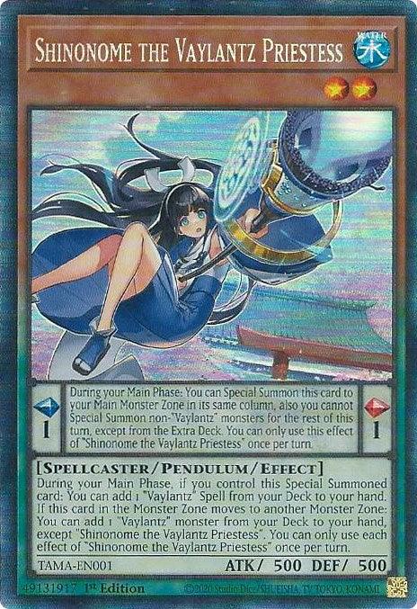 Shinonome the Vaylantz Priestess [TAMA-EN001] Collector's Rare (ONLINE ORDER ONLY)
