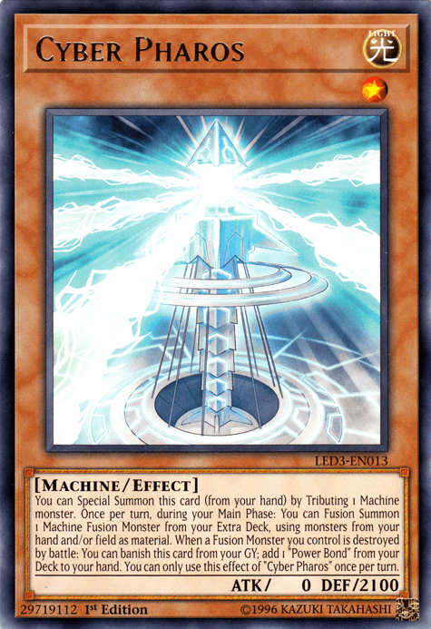 Cyber Pharos [LED3-EN013] Rare (ONLINE ORDER ONLY)