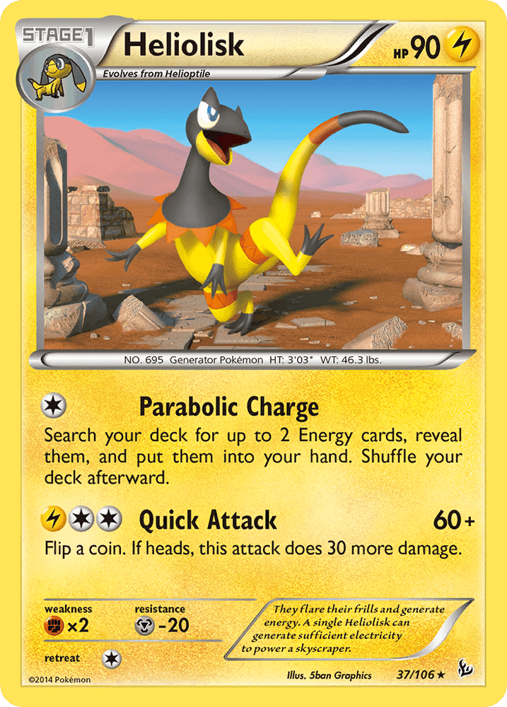 Heliolisk (37/106) [XY: Flashfire] (Online Only)